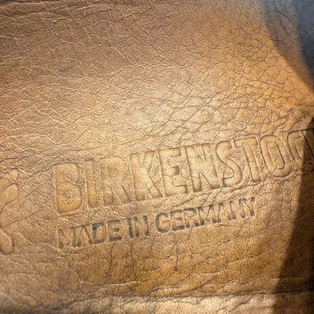 Birkenstock Madrid Big Buckle Cognac Oiled Leather Sandals Slides Womens 39 - Picture 8 of 8